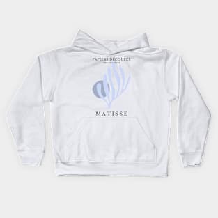 Henri Matisse Cut Outs Blue Remake Museum Matisse Kids Hoodie